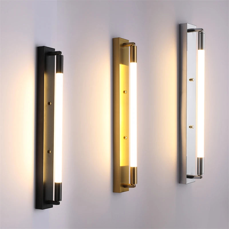 Modern cylindrical LED wall light for home decoration