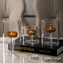 Luxury candle holder for romantic dinners, elegant and refined