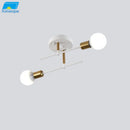 Nordic designer ceiling light with multiple heads – creative modern bean shape