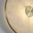 Creative copper and natural marble LED bedside lamp