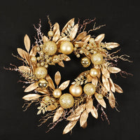 Decorative Christmas wreath for front door hanging new year 2025