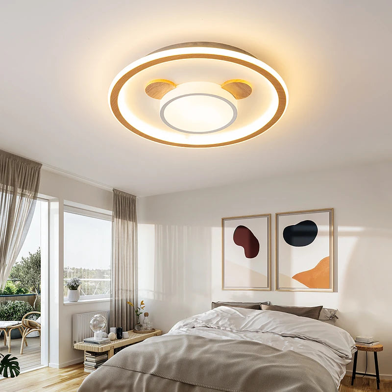 Nordic cartoon LED ceiling lights indoor art decoration - vue 6 sur 11