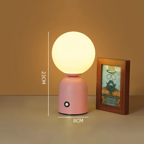 Rechargeable LED desk lamp for indoor decorative lighting