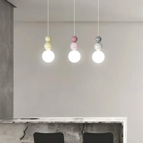 Modern Nordic LED pendant lamp indoor decorative light - vue 3 sur 14