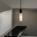 Natural marble chandelier with adjustable cord