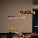 German design c ring pendant light with colour changing