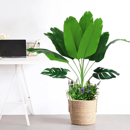 Large artificial banana plants for indoor and outdoor decoration - vue 3 sur 6