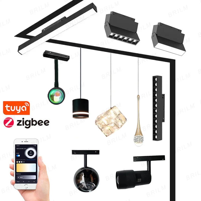 Intelligent zigbee 3.0 pendant light with modern LED and connectivity