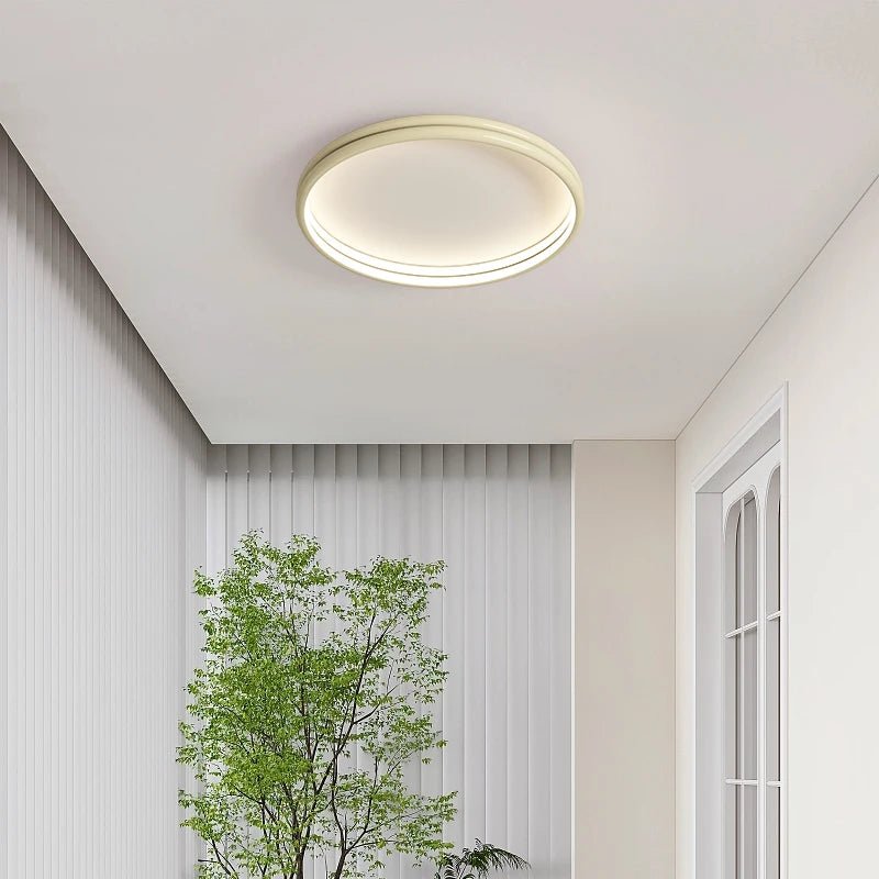 Full spectrum cream style ceiling light with modern eye protection