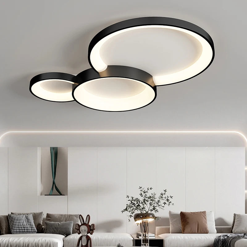 Modern minimalist cloud-shaped LED lamp