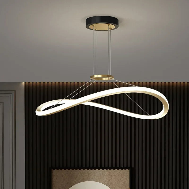 Adjustable modern LED chandelier for interior decoration