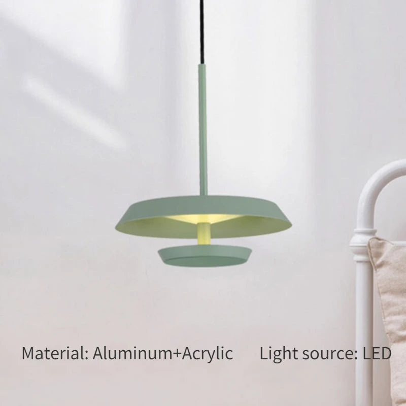 suspension led petite taille design espagnol protection des yeux diffuse