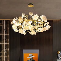 Modern ring chandelier with luxury suspended lighting decor