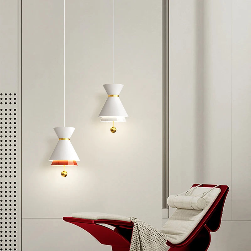 Creative adjustable smart touch pendant light for restaurant - vue 4 sur 17
