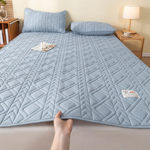 soy cotton quilted bedding for soft bed - vue 10 sur 10