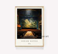 classic art library edward hopper modern posters wall decor