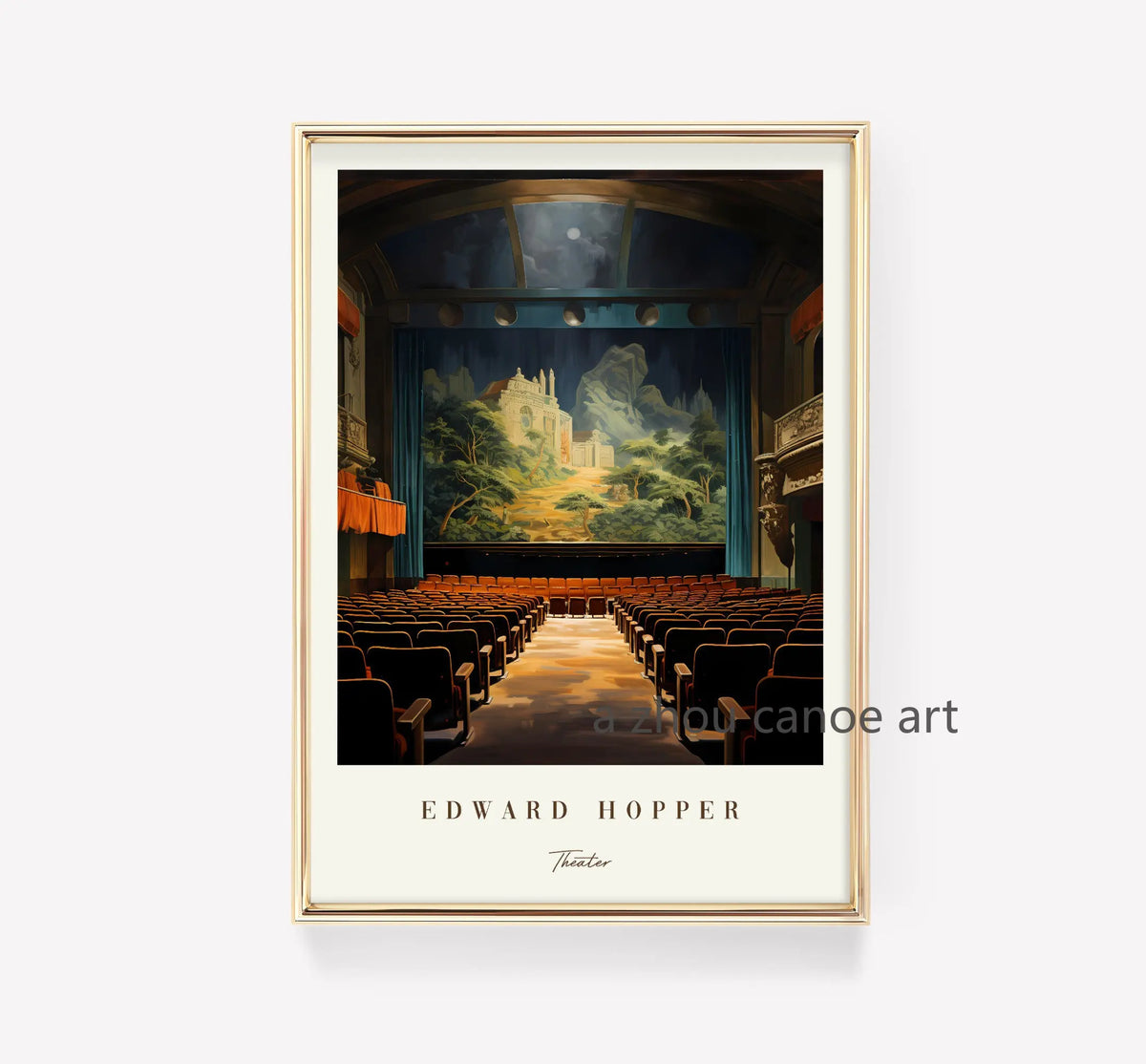 classic art library edward hopper modern posters wall decor