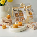 creative biscuit scented candle handmade gift for girl