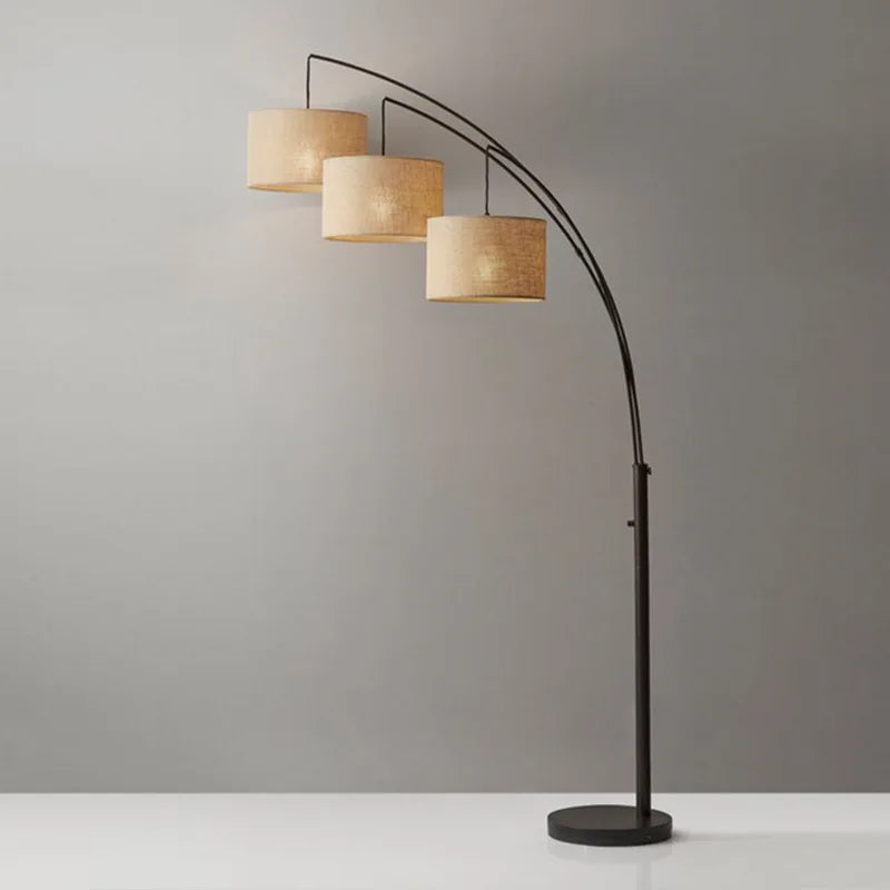 Minimalist American rotating LED floor lamp - vue 4 sur 8