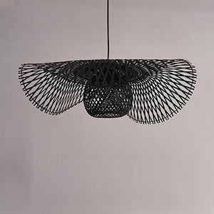 Creative bamboo pendant light for modern indoor lighting