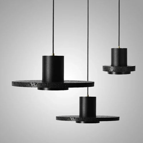 High-end creative industrial stone chandelier - vue 7 sur 18
