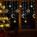 138 LED curtain string lights for Christmas and celebrations