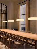 Japanese fabric LED chandelier for interior decoration