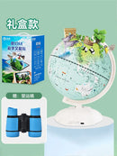 educational light globe world map decoration geography