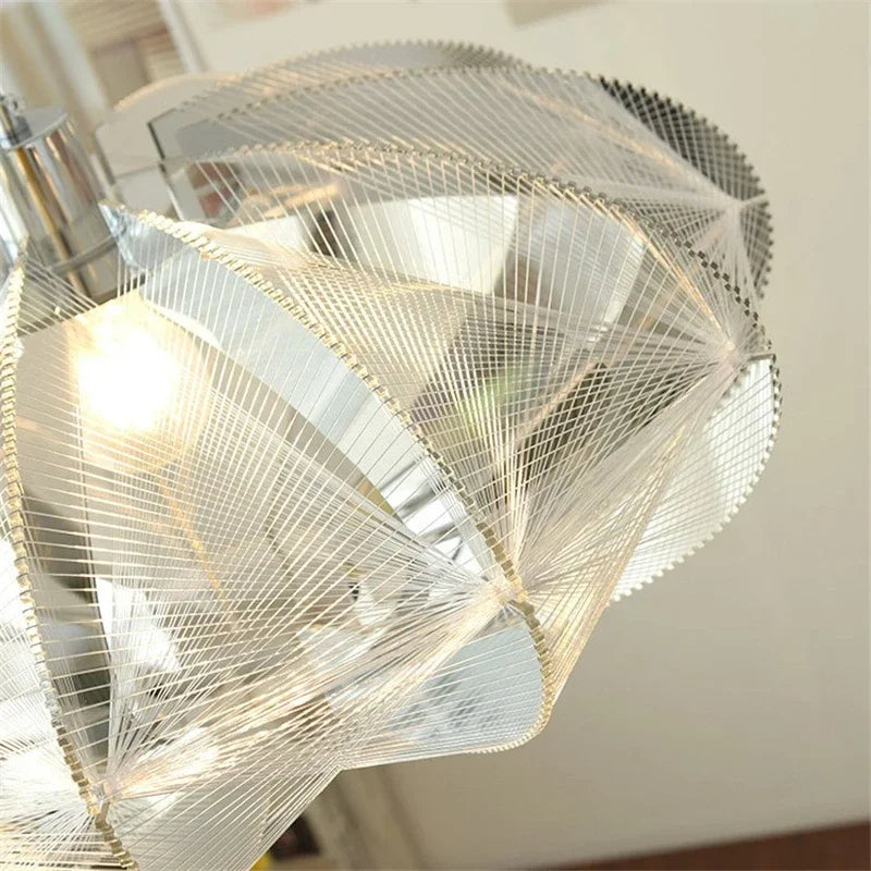 Nordic acrylic pendant light for modern decor - vue 6 sur 14