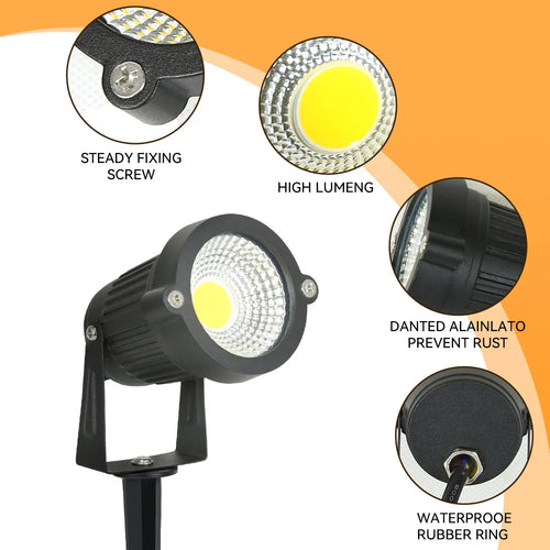 Waterproof LED garden lights for decorative outdoor lighting - vue 6 sur 7