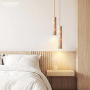 Wabi-sabi stone designer pendant light for a modern atmosphere