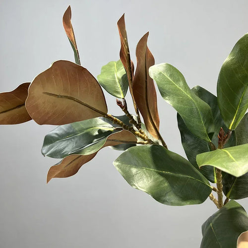 Artificial green plants magnolia branch garden decoration - vue 8 sur 7