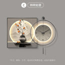 wall clock with unique and aesthetic design for modern decoration