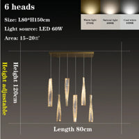 Modern crystal chandelier for an elegant atmosphere