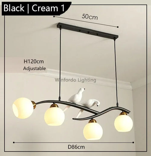 Modern Scandinavian bird pendant light decorative winfordo - vue 13 sur 18