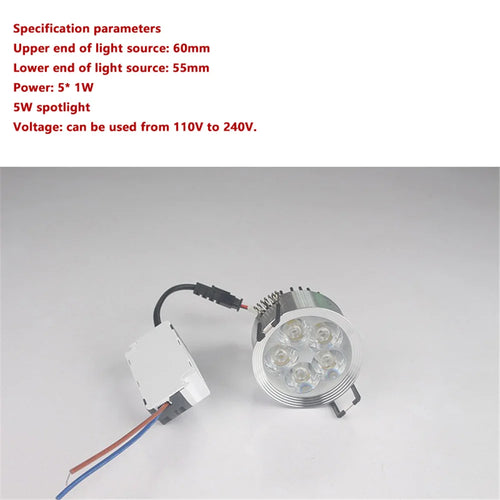 European style recessed spotlight for indoor lighting - vue 14 sur 15