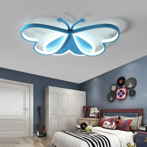 Winfordo LED chandelier with adjustable butterfly lamp for children - vue 6 sur 10