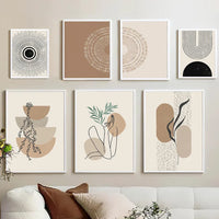 geometric abstract canvas for modern wall decoration