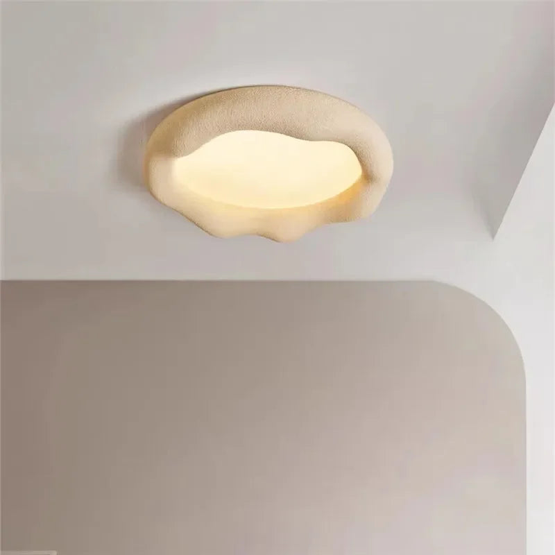 Minimalist wabi sabi cloud ceiling light for soft lighting - vue 4 sur 12