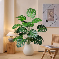 Artificial palm tree 18 leaves large decorative monstera plant for indoors