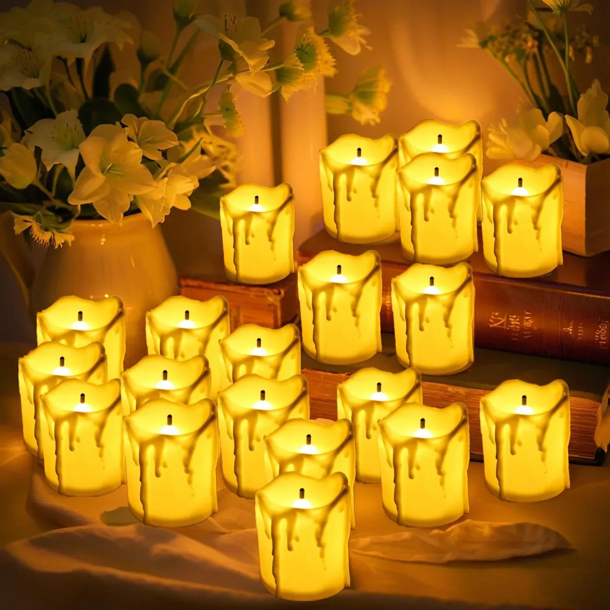 flameless LED candle for Halloween Thanksgiving and Christmas