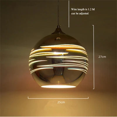 3D firework stained glass pendant light - vue 9 sur 12