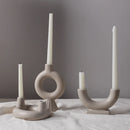 Nordic concrete candle holder for modern interior decor