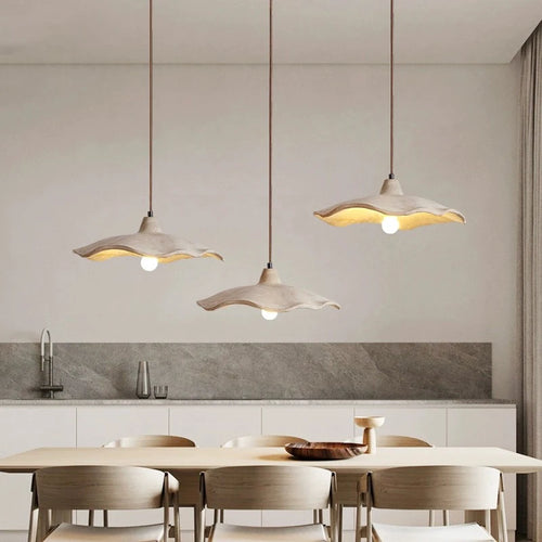 Led concrete pendant light for restaurant, bar, art loft designer lighting - vue 4 sur 15