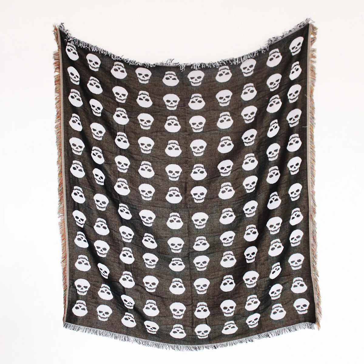 Bohemian style pastoral landscape throw blanket for sofa