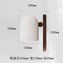 Nordic walnut wall light wabi sabi zen Japanese ambiance
