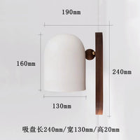 Nordic walnut wall light wabi sabi zen Japanese ambiance