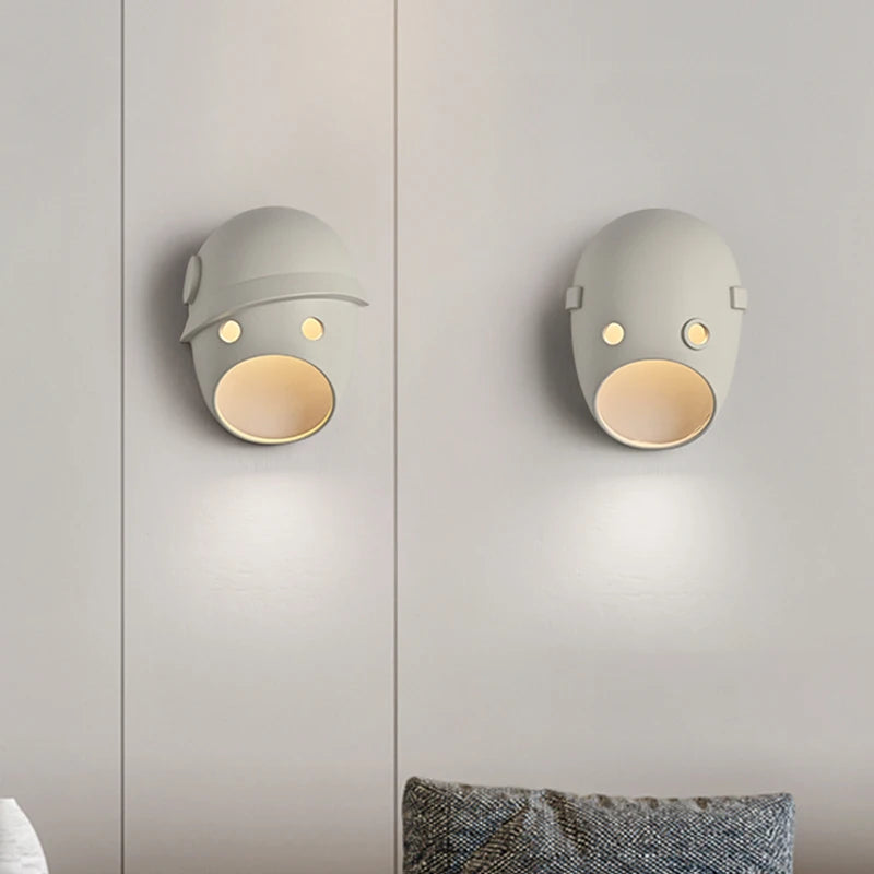 Creative and decorative LED wall light for various spaces