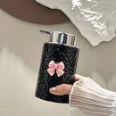 European ceramic soap dispenser for bathroom