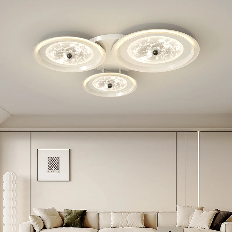 Nordic three-head LED chandelier eye protection indoor light